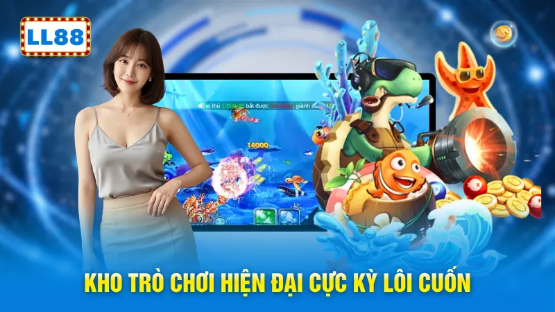 Kho trò chơi hiện đại cực kỳ lôi cuốn